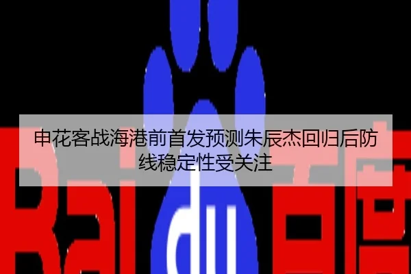 申花客战海港前首发预测朱辰杰回归后防线稳定性受关注