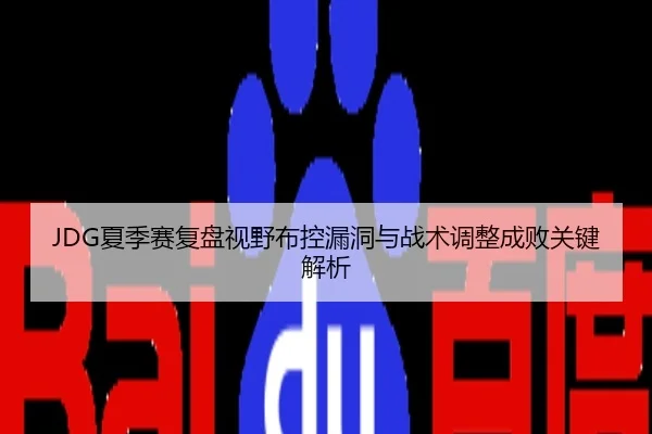 JDG夏季赛复盘视野布控漏洞与战术调整成败关键解析
